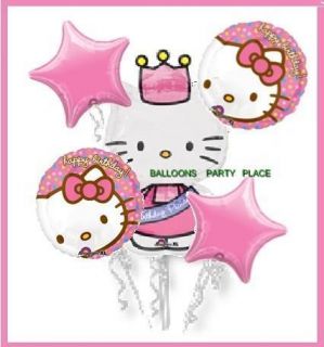 Hello Kitty Birthday Balloon Supplies Pink Purple Party