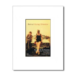 Beirut Flying Club Cup Matted Mini Poster