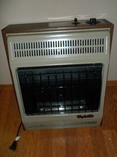 COMFORT GLOW Blue Flame Natural Gas Ventless 20 000 BTU Heater With 