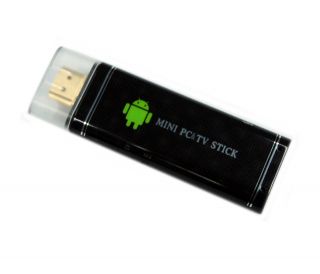 Black Mini PC TV Box Cloud Stick WiFi Google Android 4 0 IPTV 1GHz CPU 