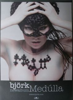 Bjork Medulla U s Promo Poster Alternative Rock Music