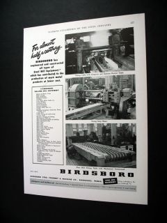 Birdsboro Steel Rolling Mill Machinery 1957 Print Ad