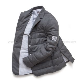 MONCLER Gamme Bleu by Thom Browne Cashmere Wool Down Filled Blazer 