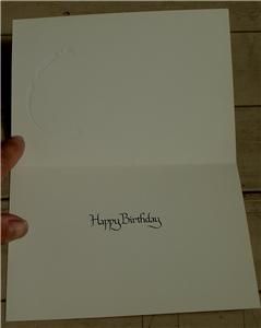 NEVER USED Vintage Happy Birthday Friend Greeting Card, GREAT COND