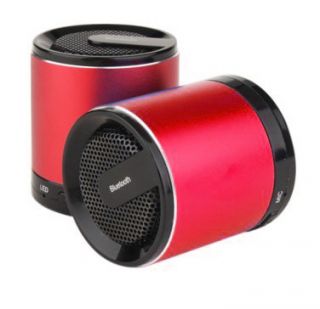 New Mini Bluetooth Wireless Stereo Speaker in Red for iPhone Support 