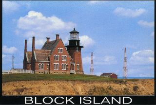 Mohegan Bluffs RI Block Island Southeast Lighthouse