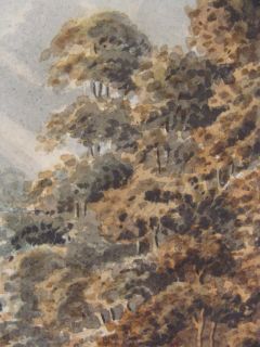 Antique 18c Sir James Stuart Landscape w C Painting w Cows
