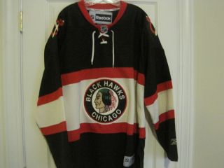 NHL Reebok Premier Chicago Blackhawks Vintage Hockey Jersey New Large 