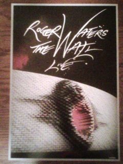 Roger Waters The Wall 2010 VIP Poster Lithograph 88 of 2500
