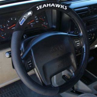 click an image to enlarge seattle seahawks black steering wheel cover 