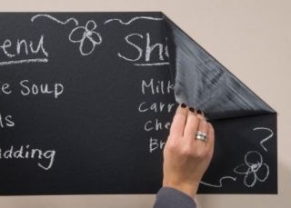 Chalkboard Wall Refrigerator Decal Removable Reusable Kids Blackboard 