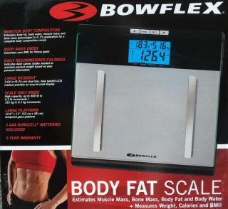 New Bowflex Digital Body Fat BMI Weight Bathroom Scale