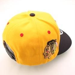 Chicago Blackhawks Hat Cap Superstar Snapback GLD Blk