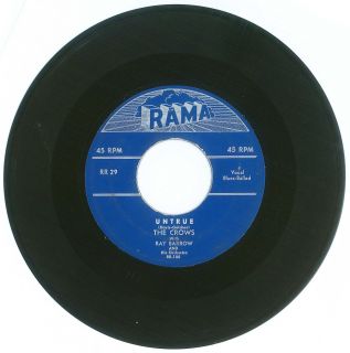    RPM The Crows w Ray Barrow Rama Records 29 VG Untrue Baby Blue Label