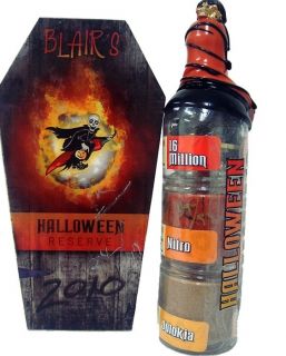 BLAIRS 2010 HALLOWEEN RESERVE LIMITED EDITION 99 HOT SAUCE 16 MILLION 