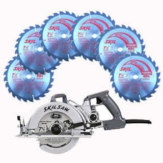 Free HD77 Skilsaw with 7 1 4 Carbide Tipped Saw Blades