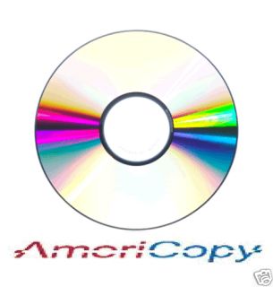 100 Americopy 52x CD R Blank Disc Media Shiny Silver