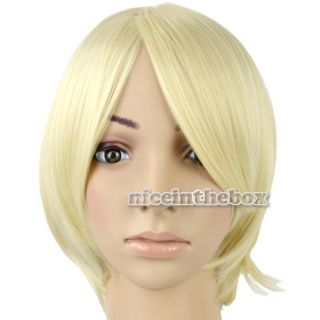 5Color Bob Style Hair Wigs Wig Short Straight Full Wig Synthetic Party 