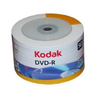 100 Pack Kodak 16x Logo Blank DVD R DVDR Recordable Disc Media 4 7GB 