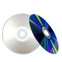 50 16x Blank DVD R Silver Inkjet Hub Printable DVDR Disc
