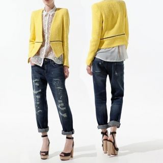 2013 Fashion Womens Blazers Coat Classic Elegant Lady zipper Design 