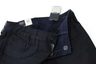 New Bleulab Womens Two Way Denim Skinny Stretch Jeans in Dark Blue US 