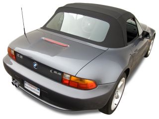 The BMW Z3 and M Roadster convertible top is offered here in the 
