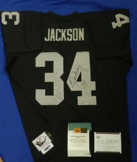 Bo Jackson UDA Autographed Signed Oakland Raiders Black Jersey 64 133 