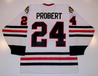 Bob Probert Chicago Blackhawks Jersey Home White