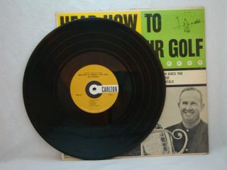 1960 Bob Rosburg Hear How to Improve Your Golf Carlton Records CHH 15 
