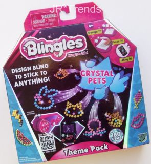 Blingles Crystal Pets Theme Pack Create Your Own Bling Designs NEW 