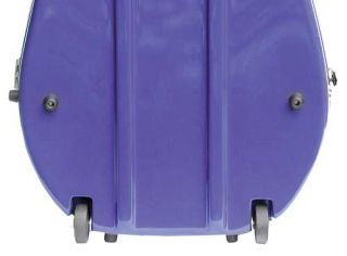 Bobelock 2000W Blue Fiberglass 4/4 Cello Case   Wheels