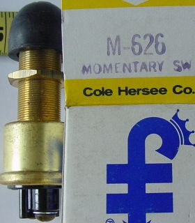 Cole Hersee Marine Push Button Momentary Switch Starter M 626 New 