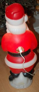 Carolina Blow Mold Santa Claus Lighted Christmas Outdoor Yard Decor 