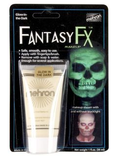 Glow in The Dark Mehron Body Paint Professional Makeup Special Effects 