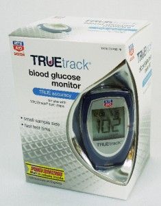 New True Track Truetrack Blood Glucose Diabetic Meter Kit Monitor 
