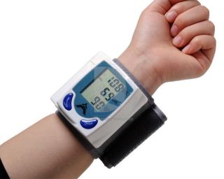 Brand New Digital Wrist Blood Pressure Monitor Machine Heart Beat 