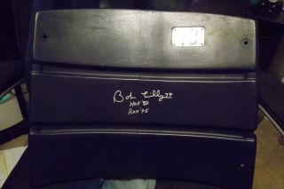 BOB LILLY Autograph Texas Stadium Seat AMERICAS TEAM HOF ROH