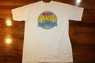 Vtg 90s Americas Funniest Home Videos T Shirt Bob Saget