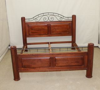 LEXINGTON BOB TIMBERLAKE SOLID CHERRY KING SIZE POSTER POST BED FRAME 