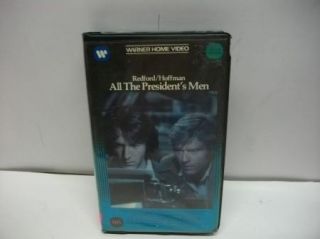 All The Presidents Men VHS Action Movie Great Flick Dustin Hoffman 