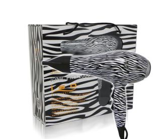 ISO IONIC PRO 2000 BLOW DRYER ZEBRA PRINT LIMITED EDITION NEW IN 