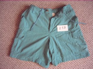  Swim Shorts Without Liner Green Cargo Pockets 258 