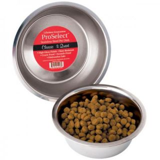 Metal Stainless Steel Dog Cat Pet Bowl 2 Qt Water Dish