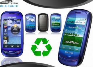 New Samsung S7550 Blue Earth 3G Phone WiFi GPS 3 15MP