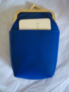  Rolfs Cobalt Blue Leather Cigarette Case