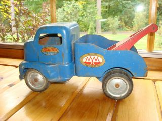   Tonka Toys Official Service Truck Blue Mound Metalcraft 1940S
