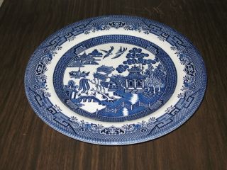  Blue Willow China Plate Churchill