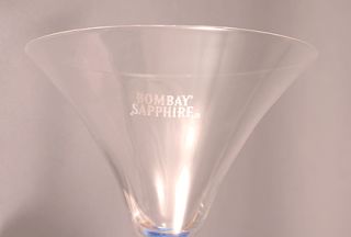 Nice Bombay Sapphire Martini Glass 2004 yr New Mint