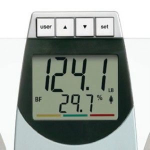  Glass Body Analysis Scale 400lb Body Water Fat Mass BMI New